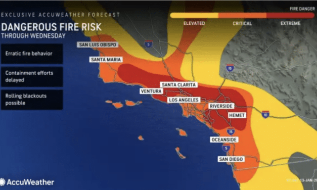 Santa Ana winds are returning and this could very bad for the situation in California